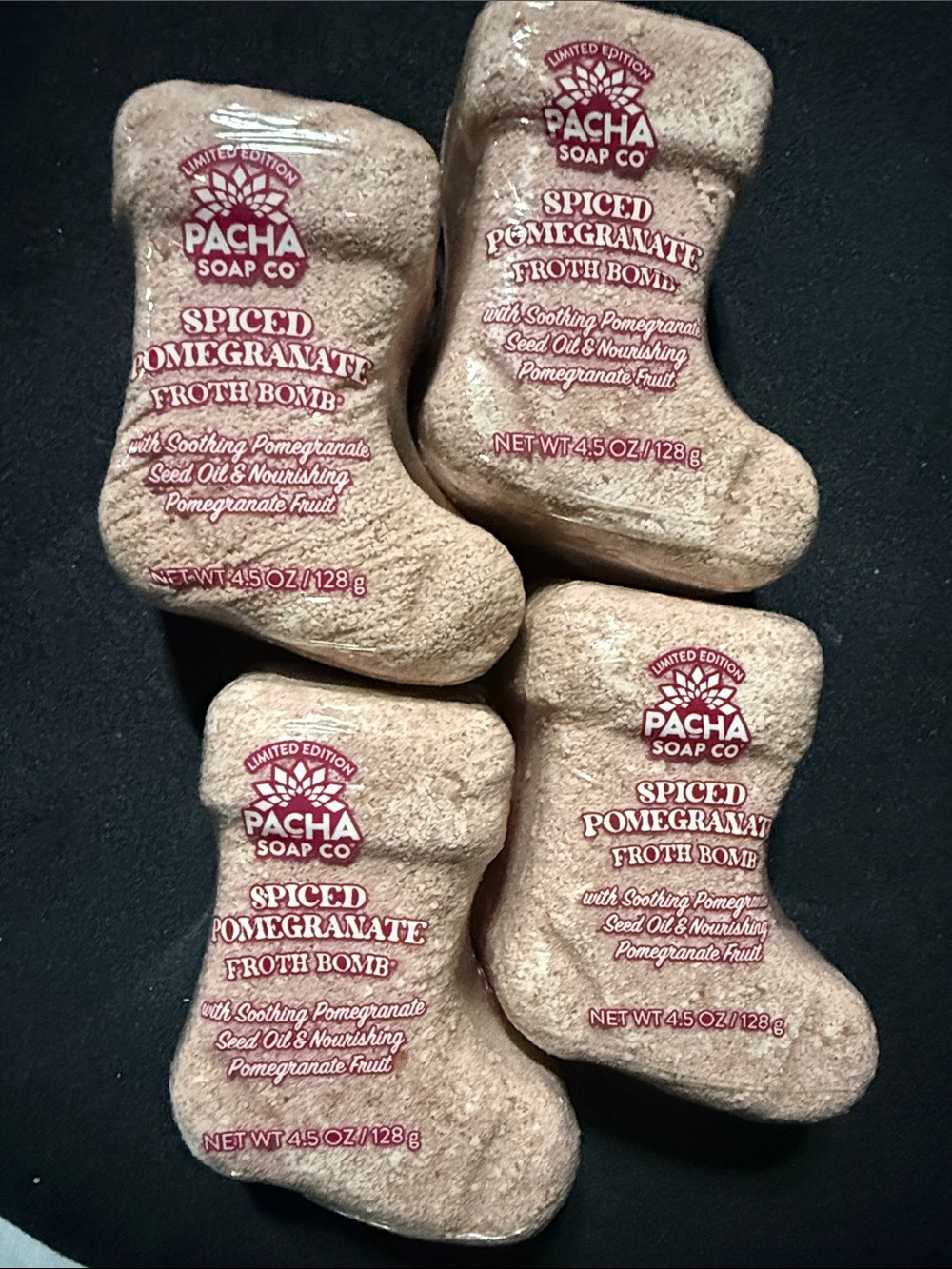 Spiced Pomegranate Froth Bomb - Set of 4